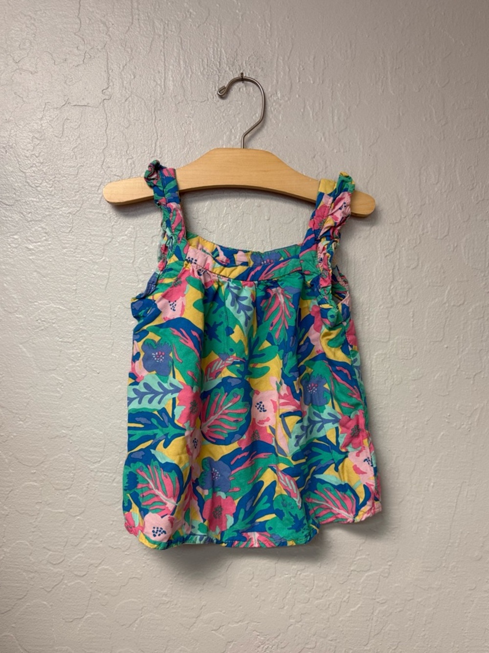 $6 ADD ON Cat & Jack top Pink floral Tee 4-5Y rayon zara cotton on PULITZER
